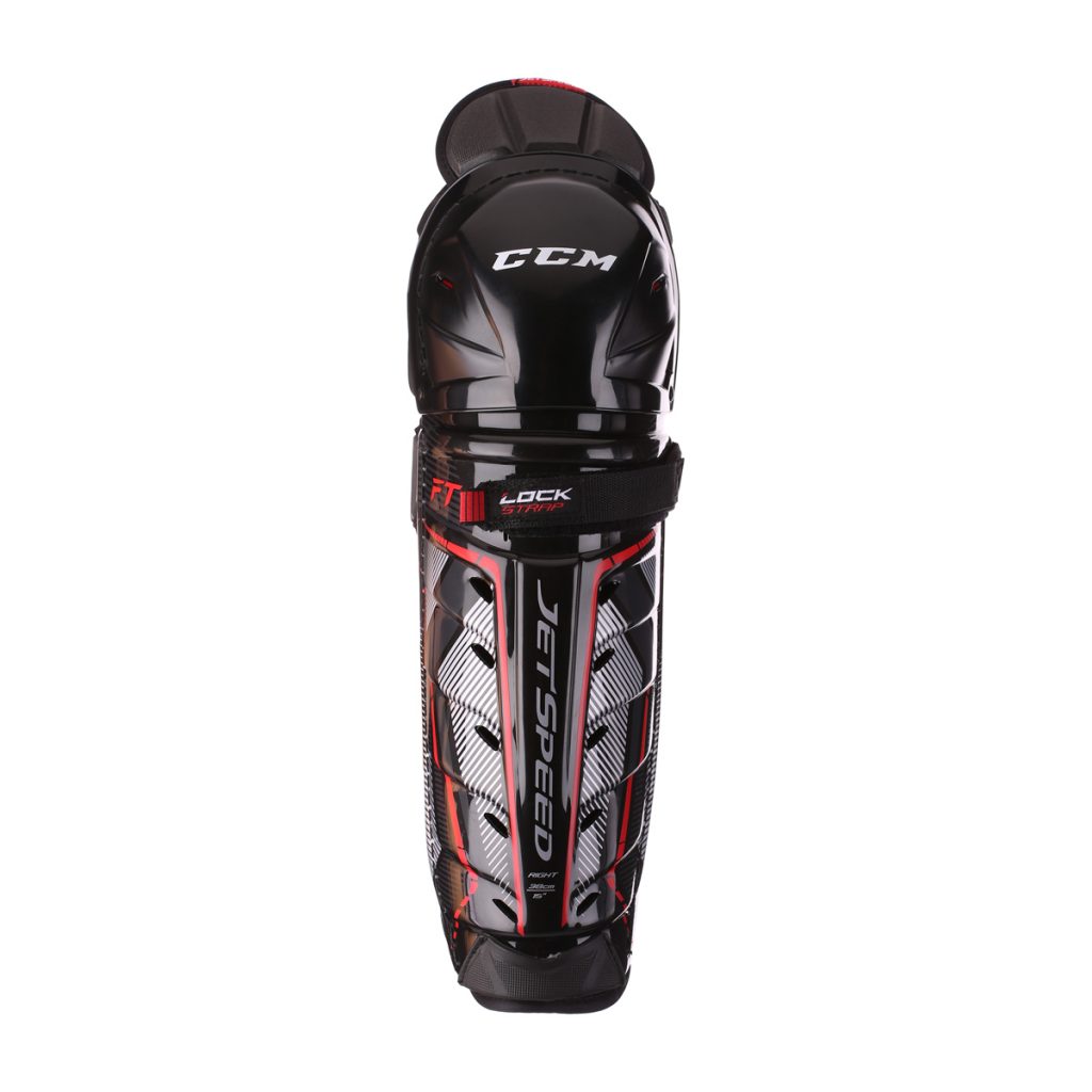 Hockey Plus Best Pricing on CCM Jetspeed FT1 Junior Shin Guards