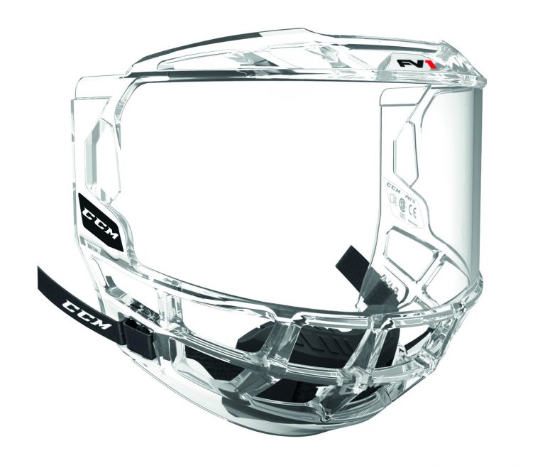 Hockey Plus Best Pricing on CCM FV1 Full Clear Hockey Visor [Senior]