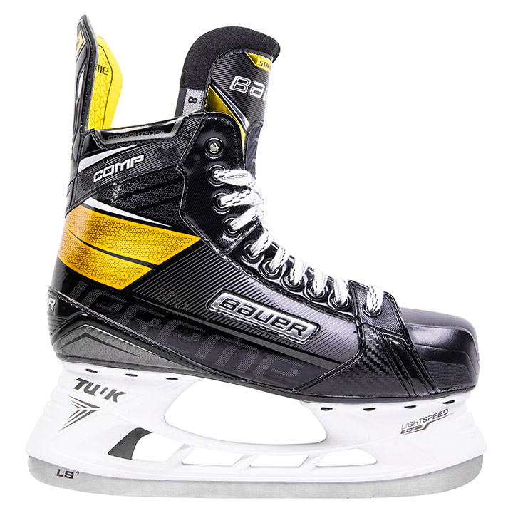 NEW Bauer Silver Comp Ice Hockey Skates Size 4.0 Reg 