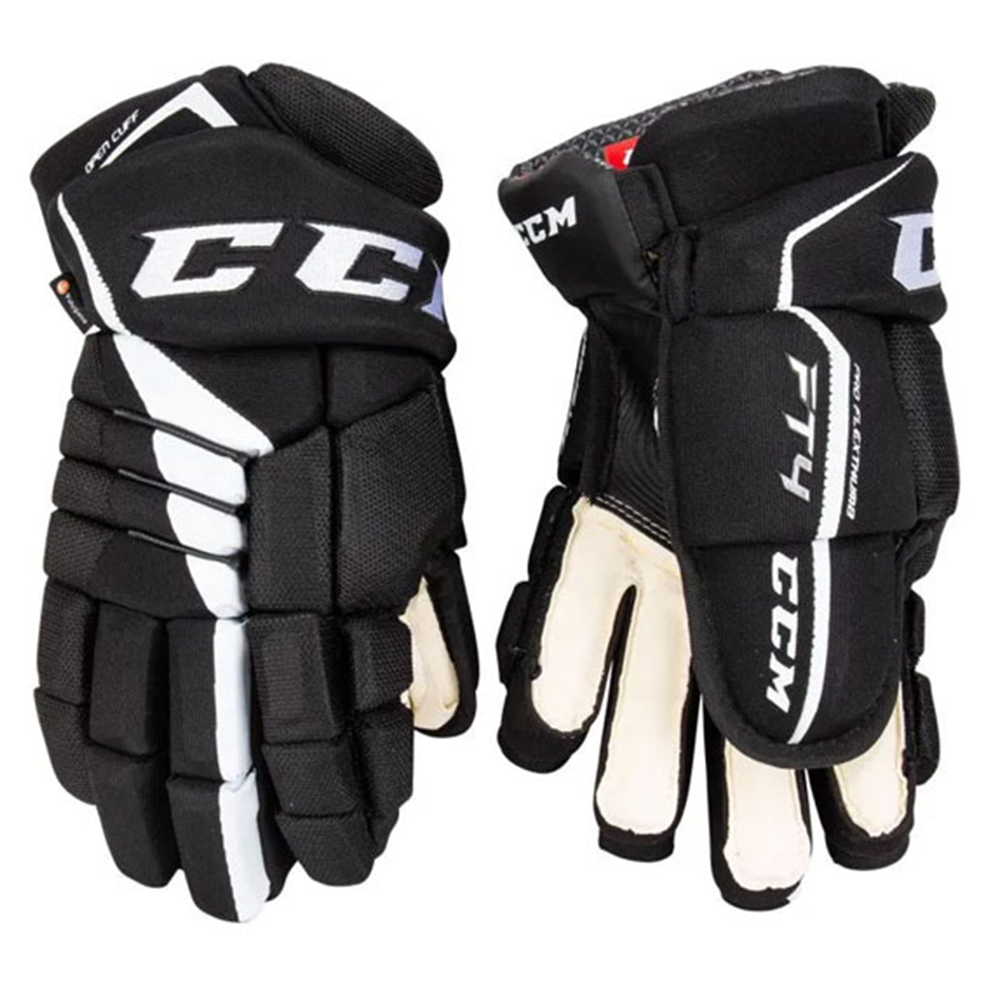 CCM-Jetspeed-FT4-Ice-Hockey-Gloves-Black