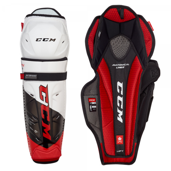 CCM Jetspeed FT4 Pro Senior Hockey Shin Guards