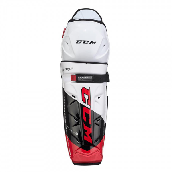 CCM JetSpeed Control Senior Hockey Shin Guards [2021]