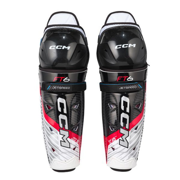 CCM Jetspeed FT6 Ice Hockey Shin Guards [Junior]