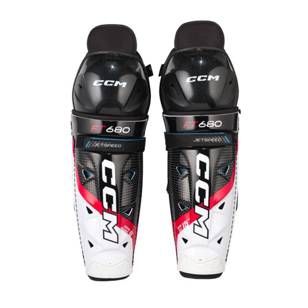 CCM Jetspeed 680 Ice Hockey Shin Guards [Junior]