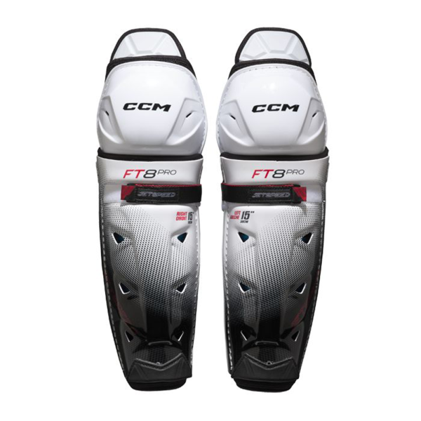 CCM Jetspeed FT8 Pro Shin Guards- Junior