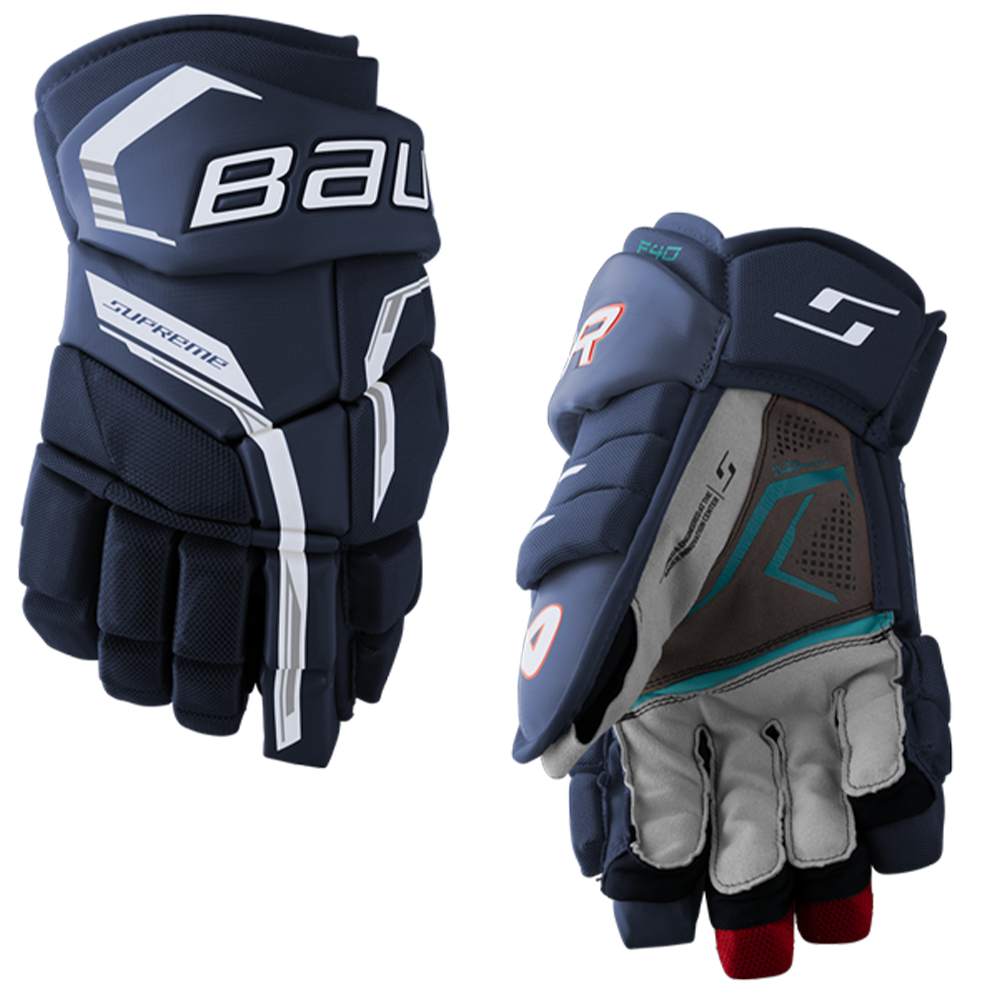 Bauer Supreme F40 Intermediate Hockey Gloves - Image 2